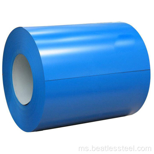 PPGI Steel Coil 0.12-1.2mm Untuk Bahan Bumbung Ghana